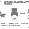 Šliapací traktor FALK 2070Y Claas Arion 430 - zelený