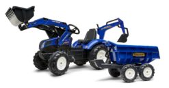 Šliapací traktor FALK 3090W New Holland T8 - modrý