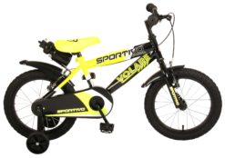 Detský bicykel Volare Sportivo 16" - Neon Yellow Black