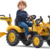 Šliapací traktor FALK 2086Y Komatsu - žltý