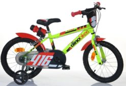 DINO Bikes - Detský bicykel 16" 416US - zeleno-čierny 2017