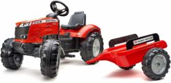 Šlapací traktor FALK 4010AB Massey Ferguson S8740 - červený